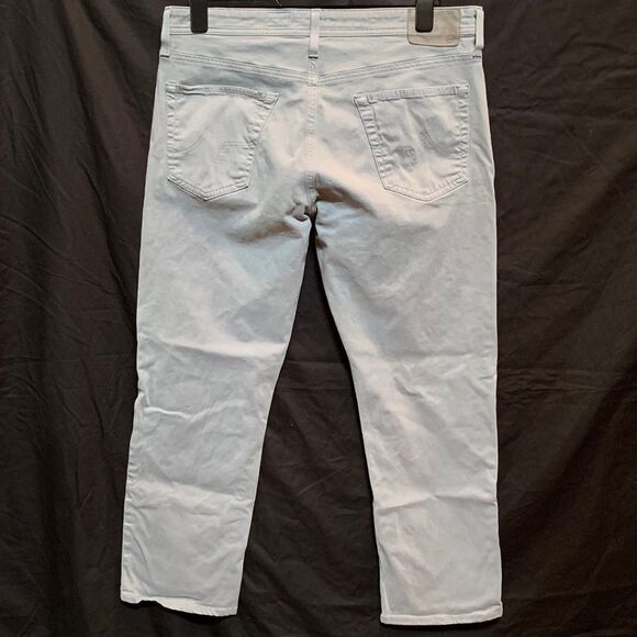 AG The Graduate Light Green Tailored Leg Jeans 36 - Picture 6 of 7
